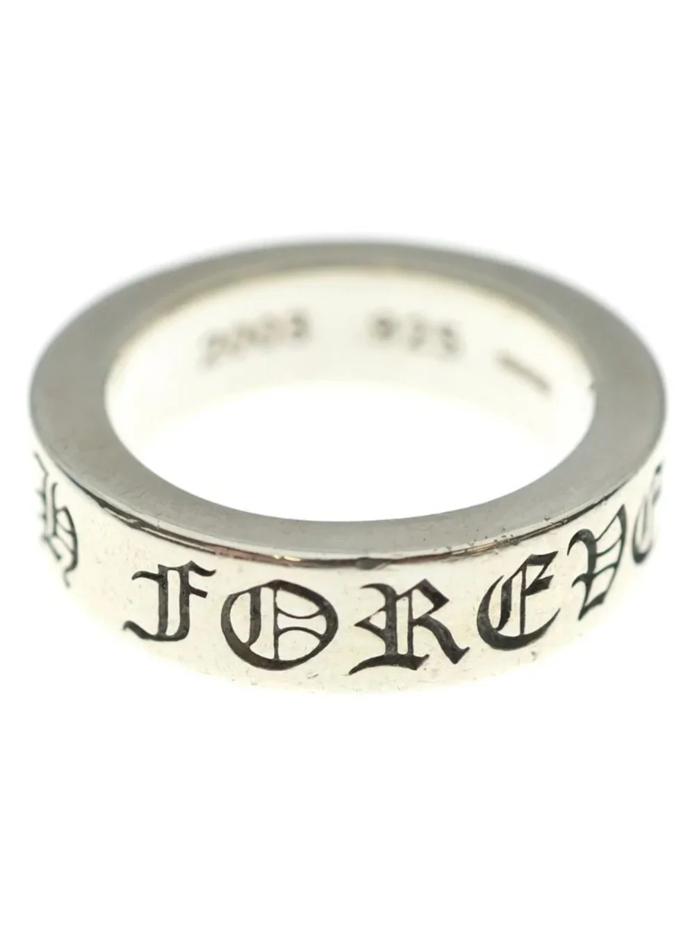 Chrome Hearts Spacer Forever Silver Ring